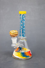 7" Assorted Swirl Bong W/ Premium Bowl