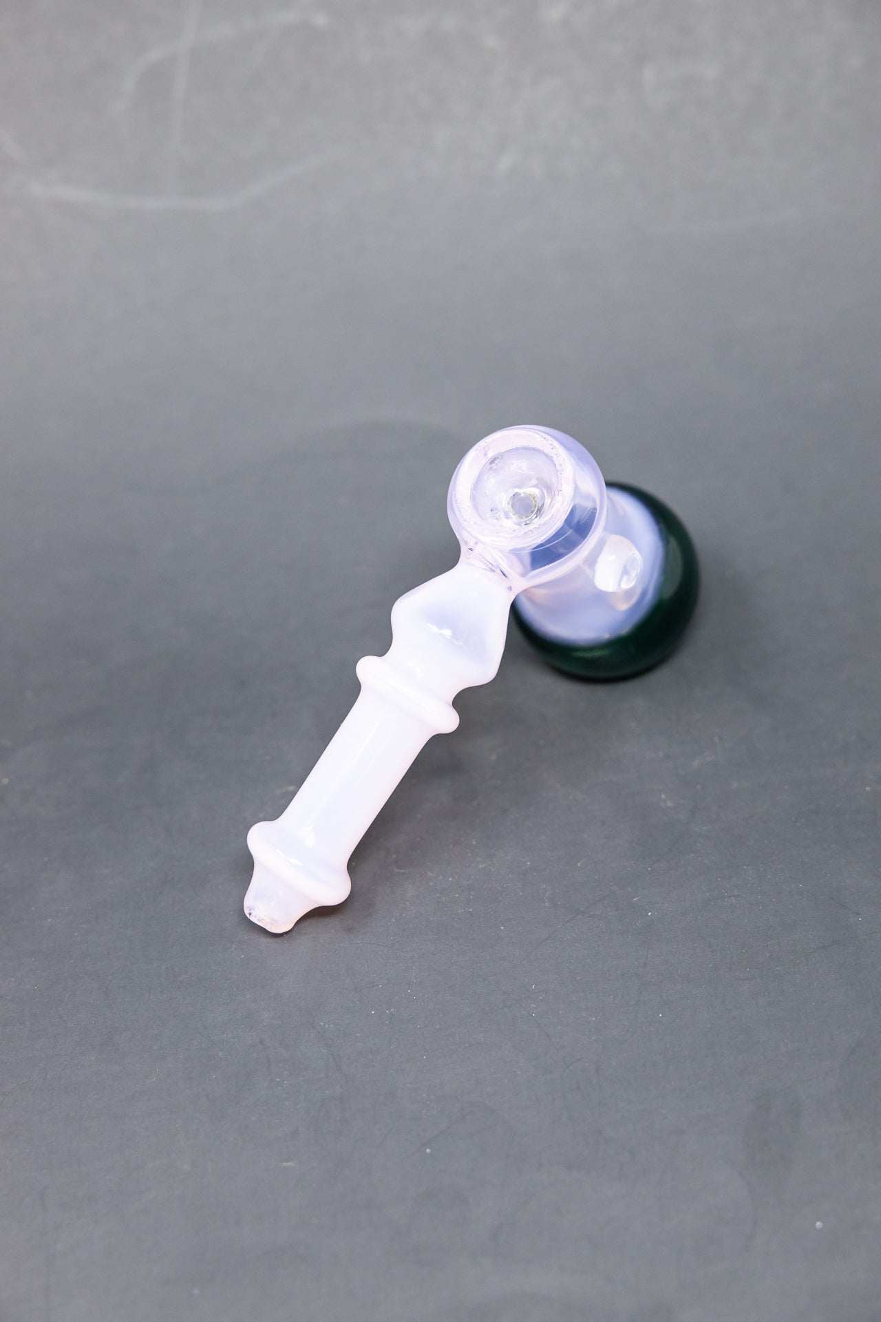 6" Pink/Green Hammer Bubbler