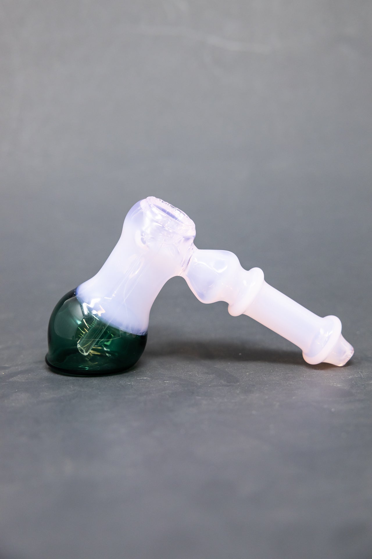 6" Pink/Green Hammer Bubbler
