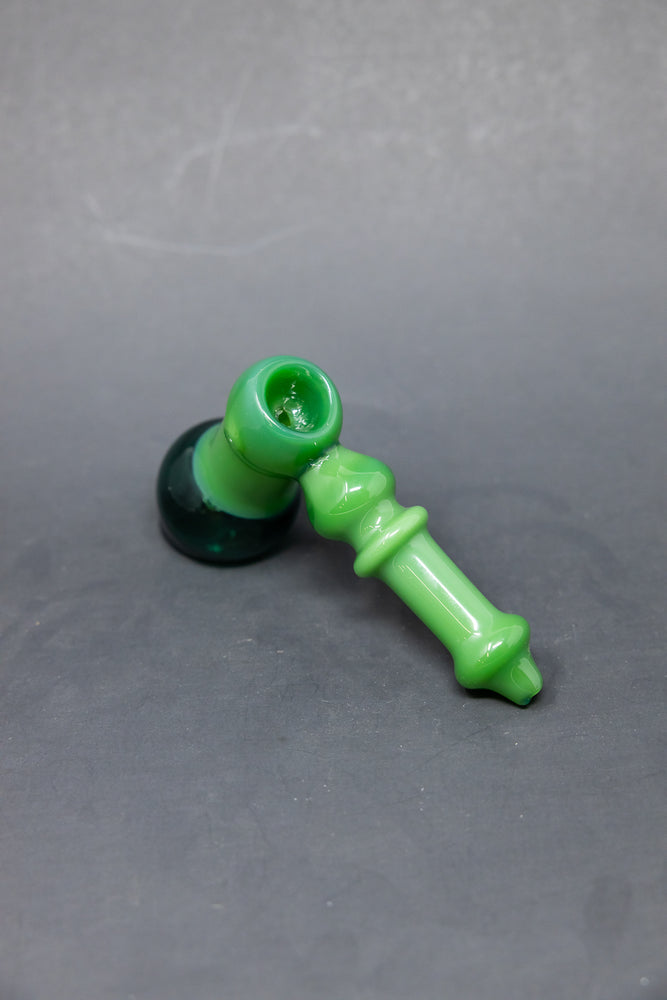 6" Green Hammer Bubbler