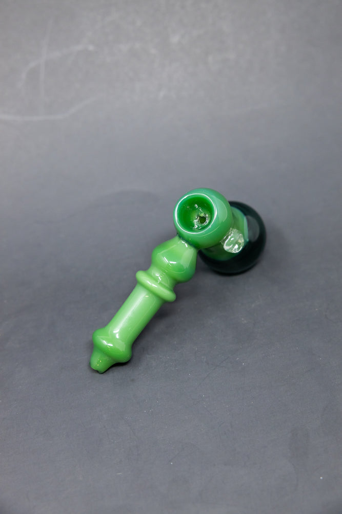 6" Green Hammer Bubbler