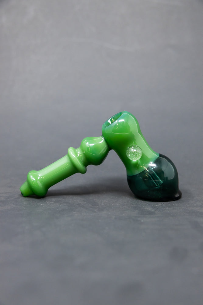 6" Green Hammer Bubbler