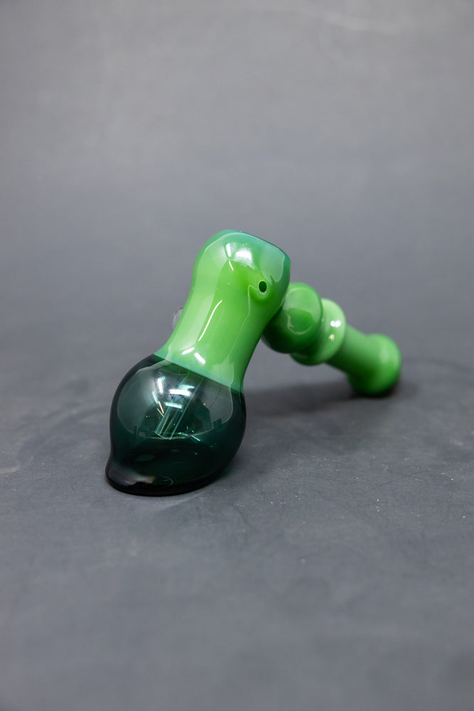 6" Green Hammer Bubbler