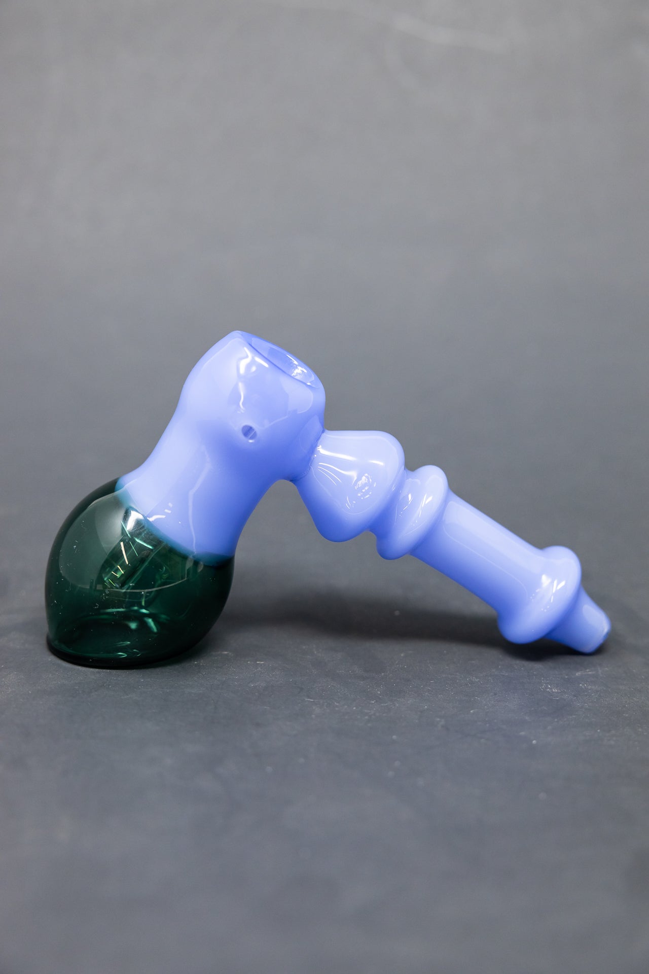 6" Blue/Green Hammer Bubbler