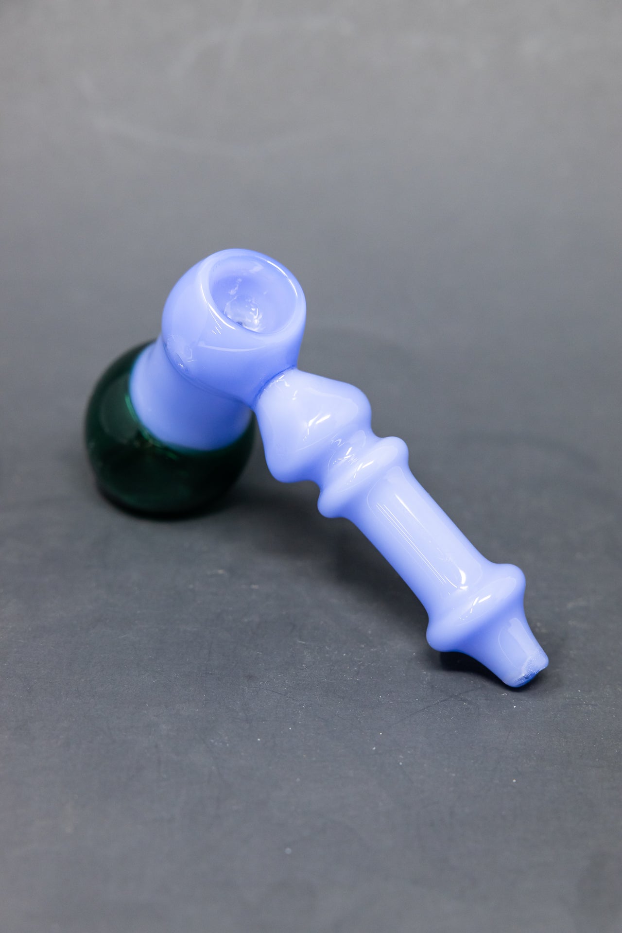 6" Blue/Green Hammer Bubbler