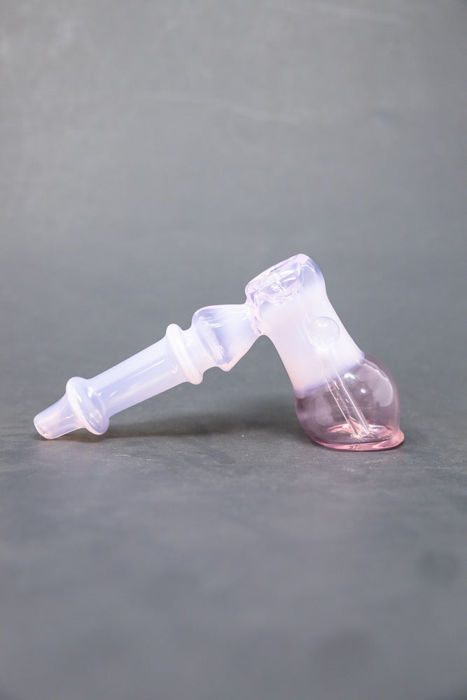 6" Pink Hammer Bubbler