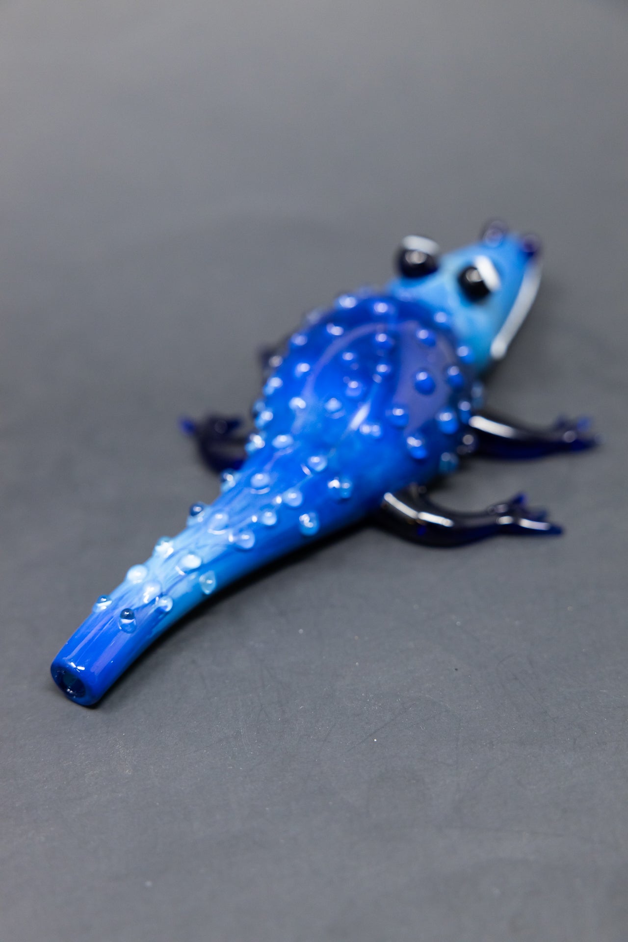 7.5" Alligator Hand Pipe(Blue)