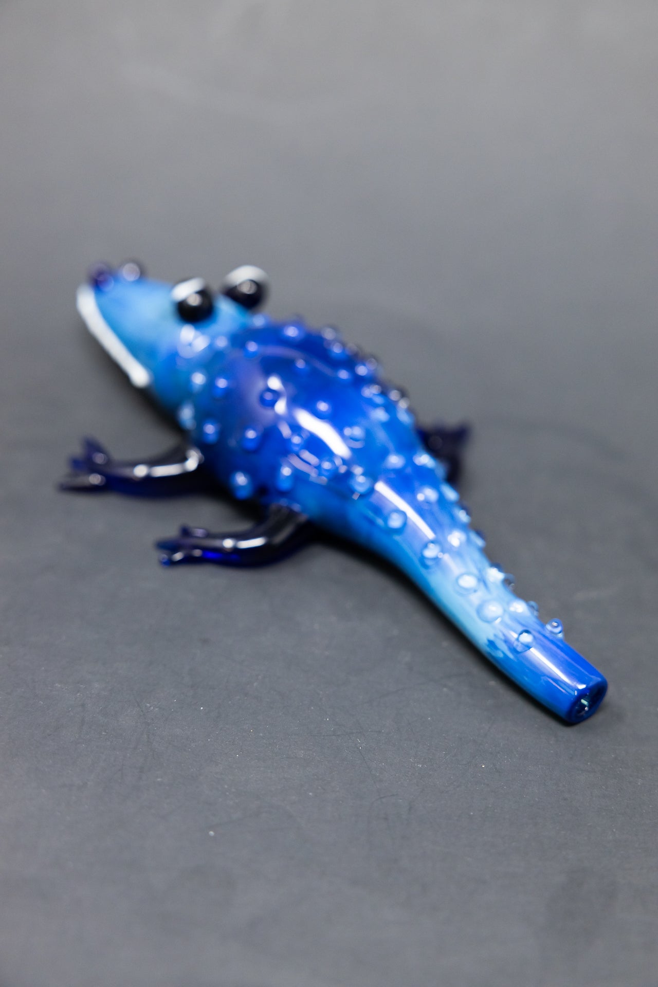 7.5" Alligator Hand Pipe(Blue)