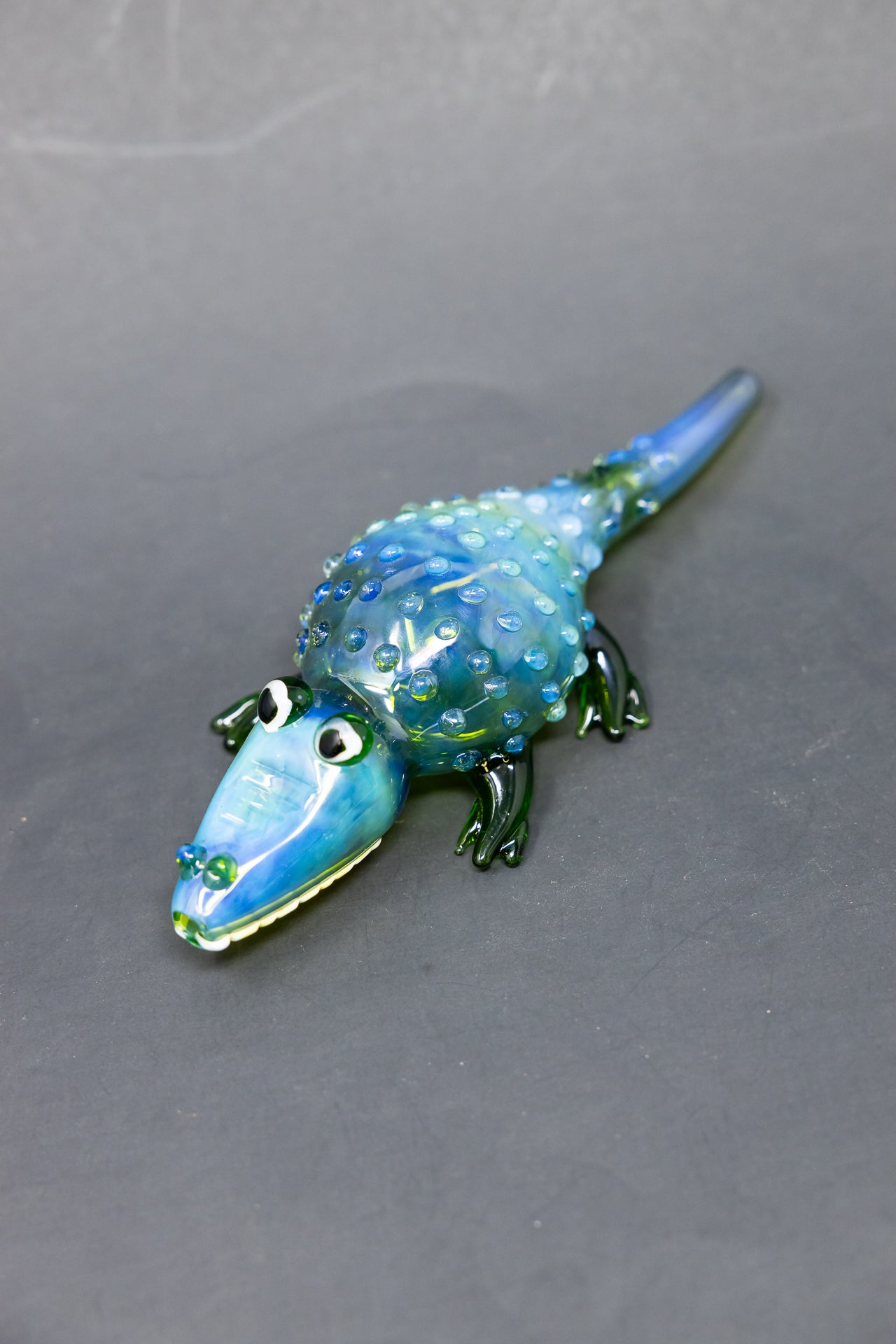 7.5" Alligator Hand Pipe(Green)