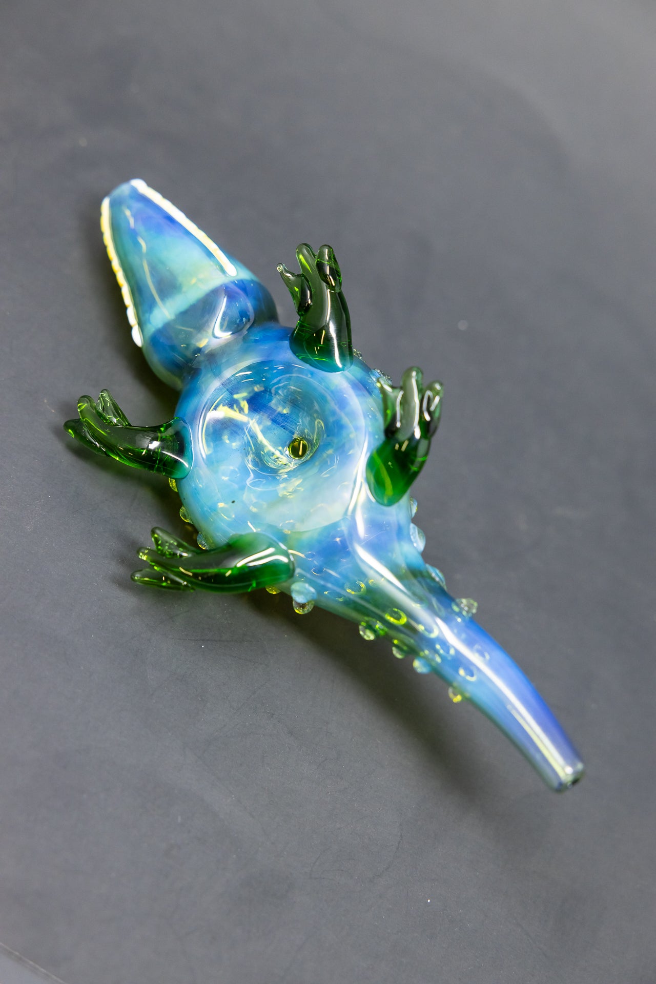 7.5" Alligator Hand Pipe(Green)