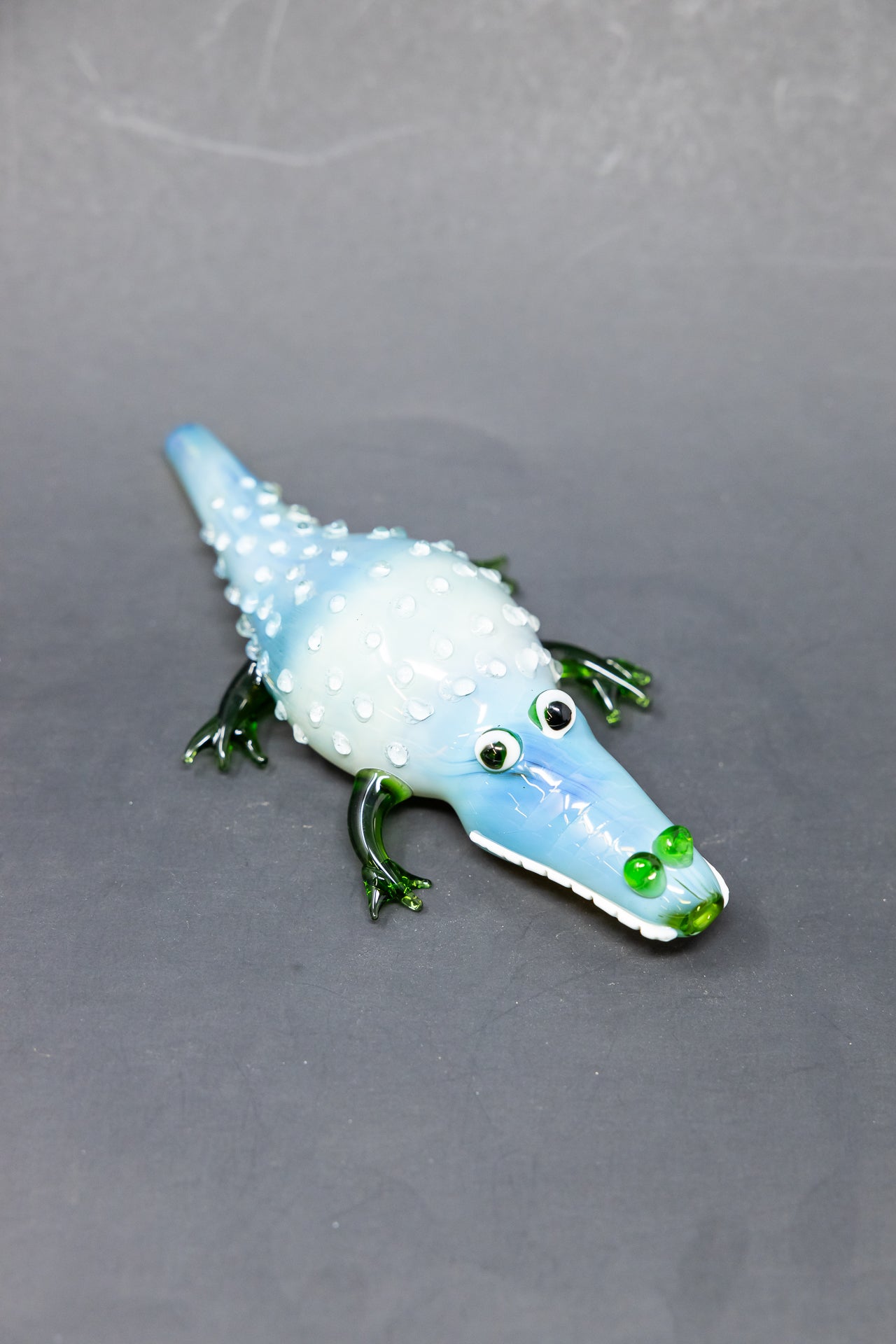 7.5" Alligator Hand Pipe(Green)
