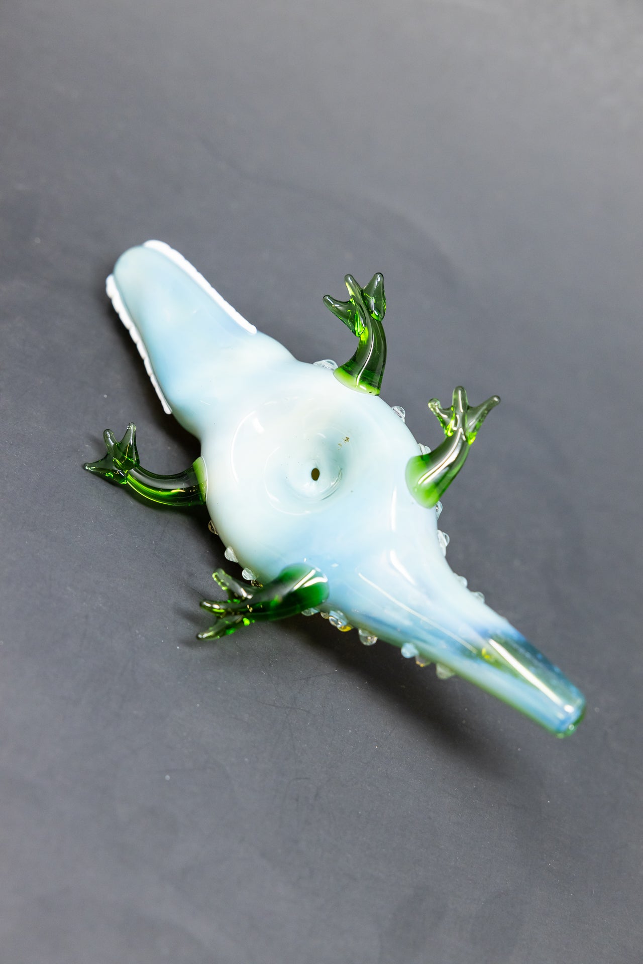 7.5" Alligator Hand Pipe(Green)