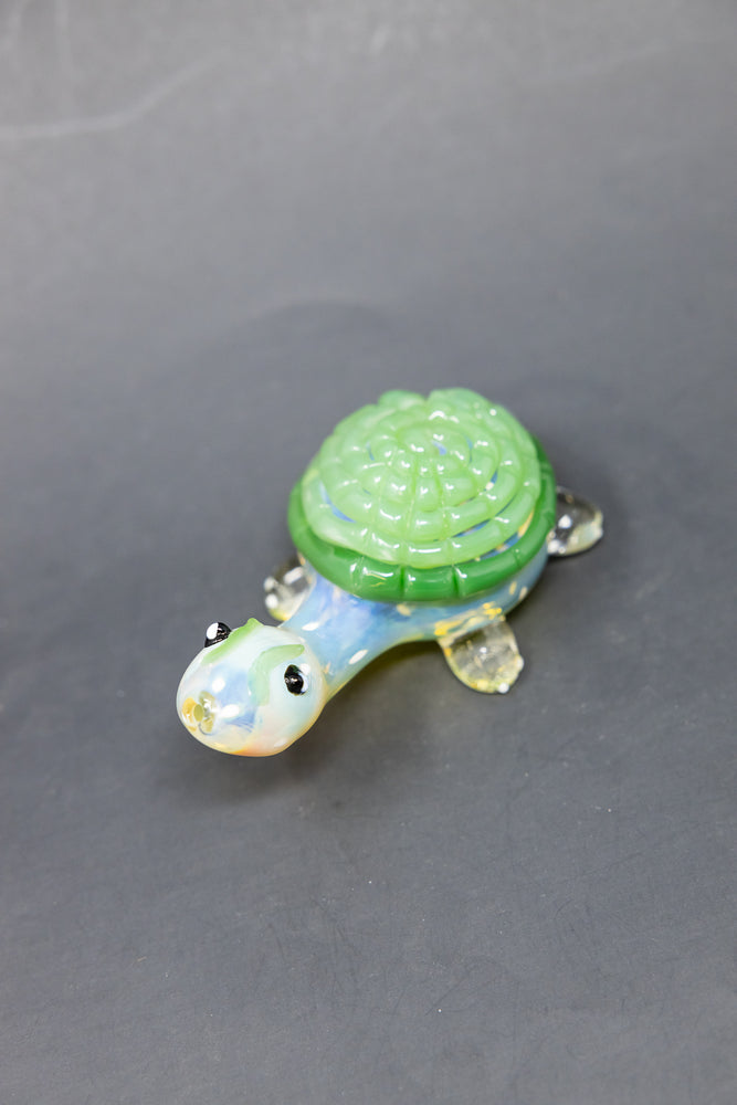 5.5" Big Turtle Hand Pipe(Milky Green)