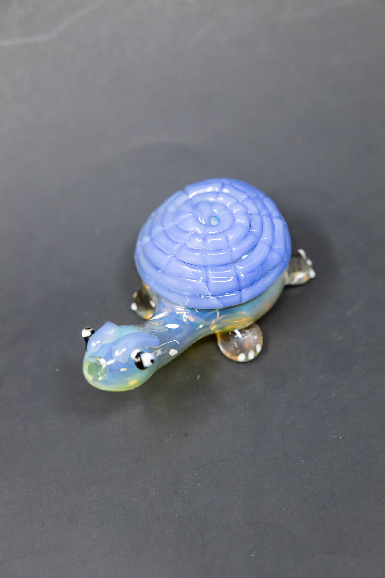 5.5" Big Turtle Hand Pipe (Milky Blue)