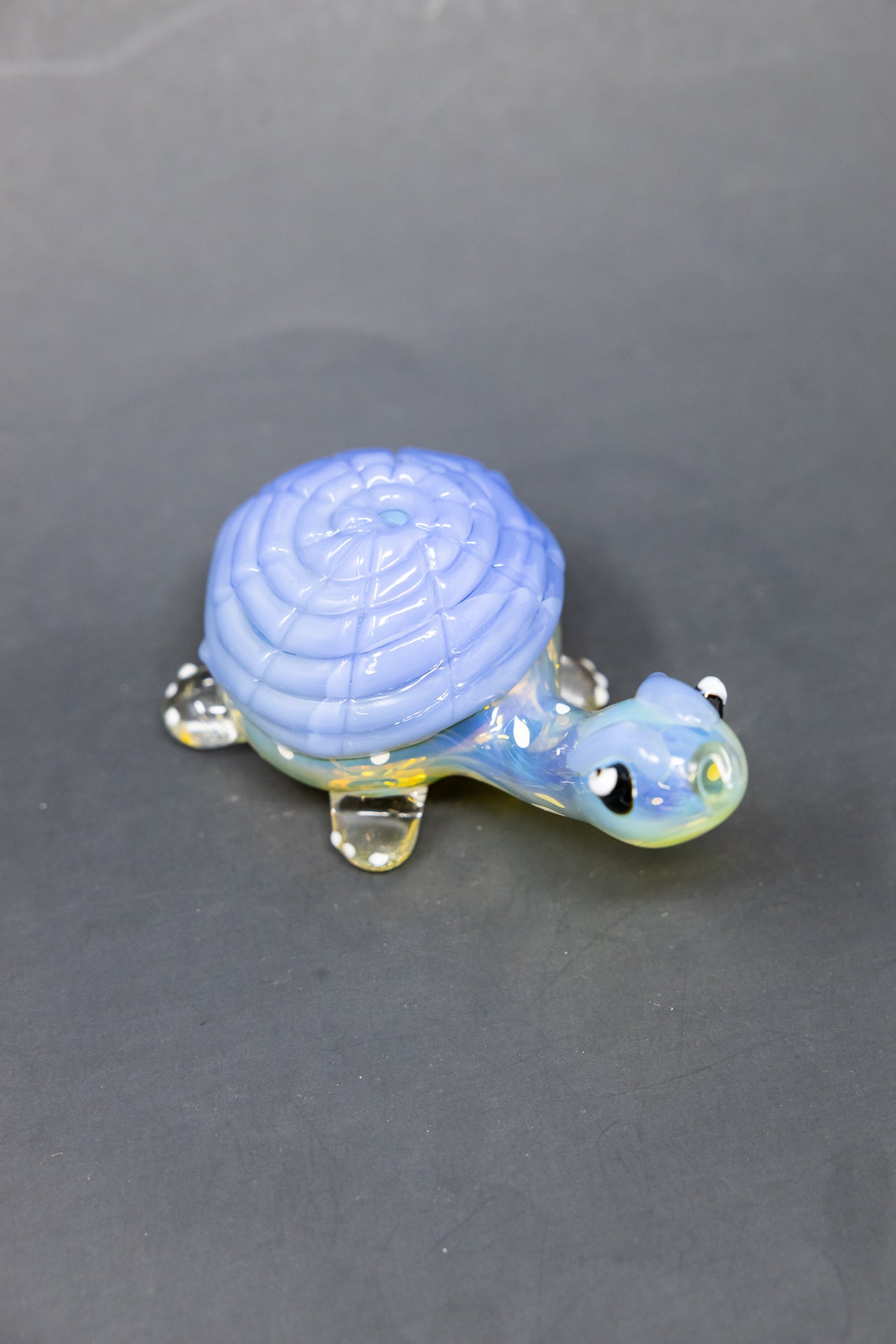 5.5" Big Turtle Hand Pipe (Milky Blue)