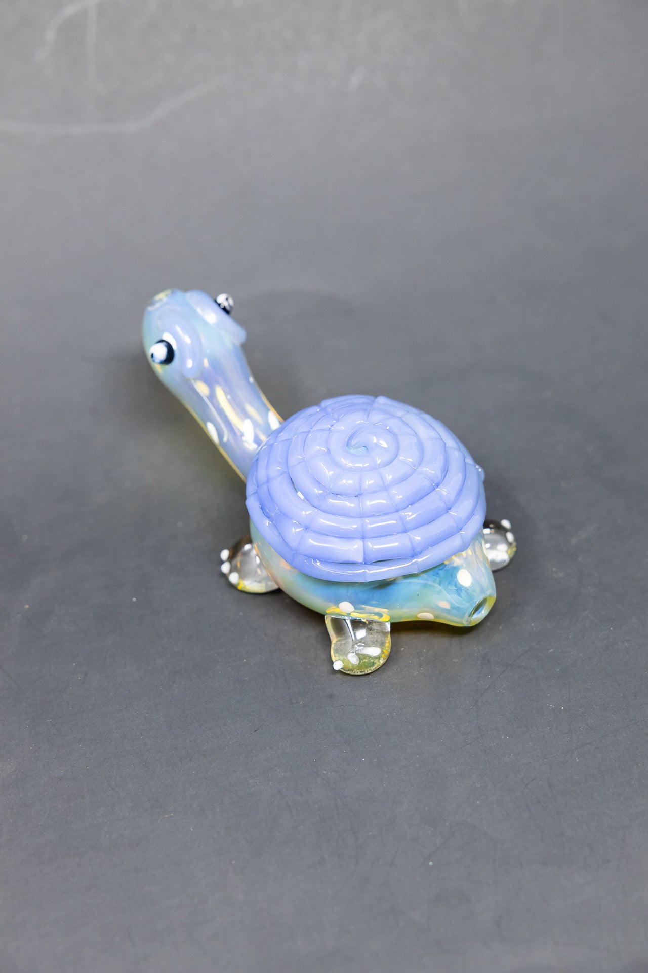 5.5" Big Turtle Hand Pipe (Milky Blue)