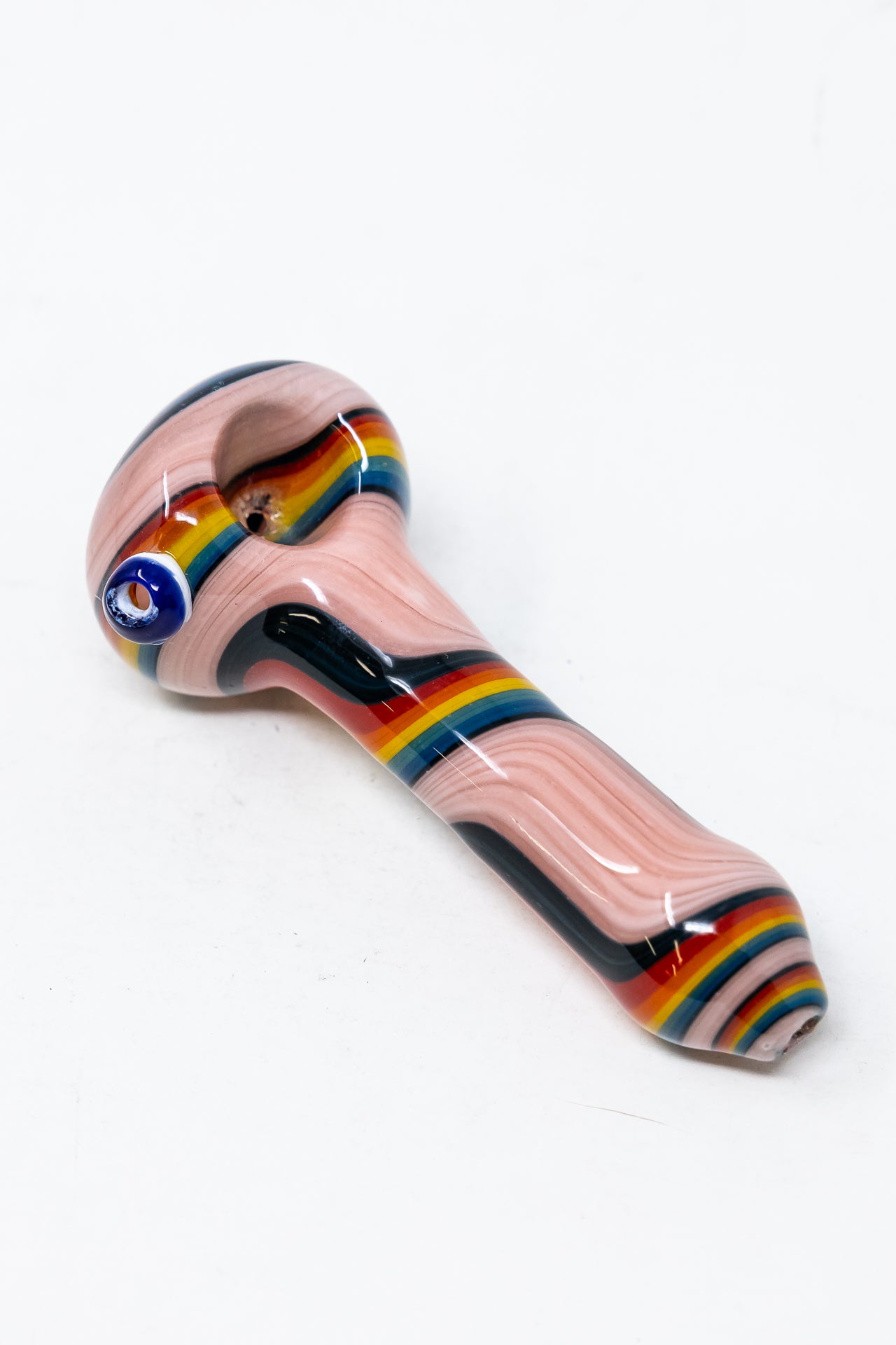 5" Rainbow Thick Glass Pipe
