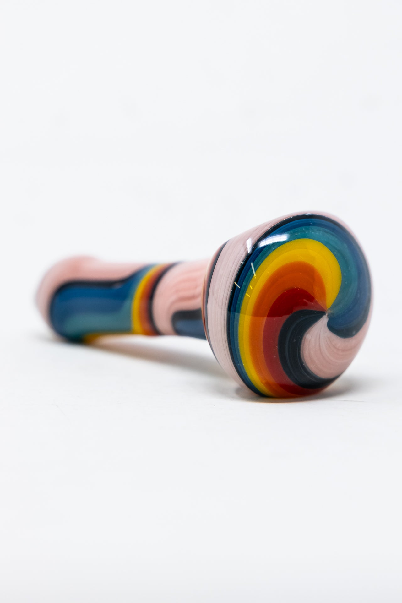 5" Rainbow Thick Glass Pipe