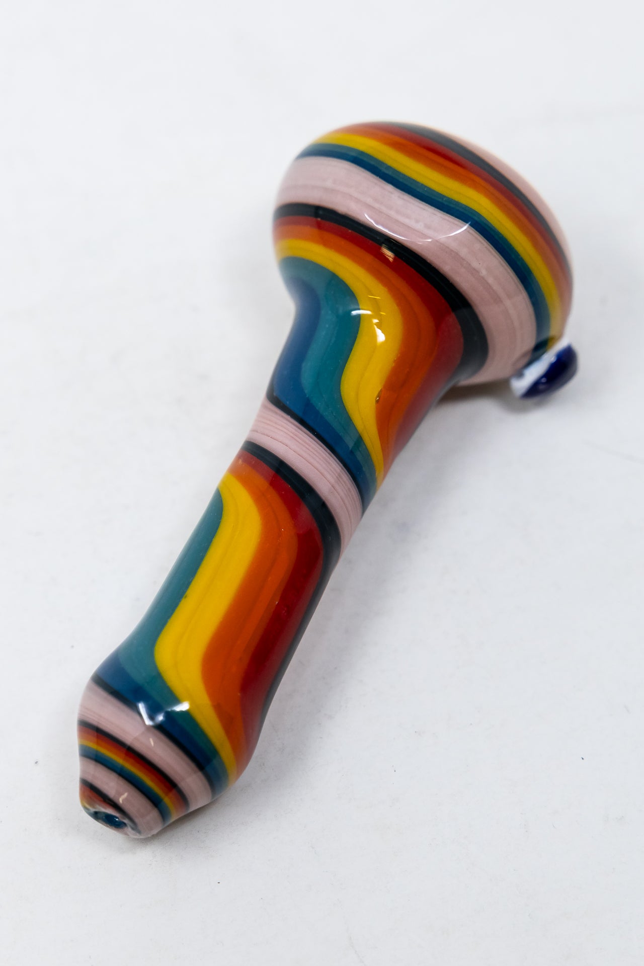 5" Rainbow Thick Glass Pipe