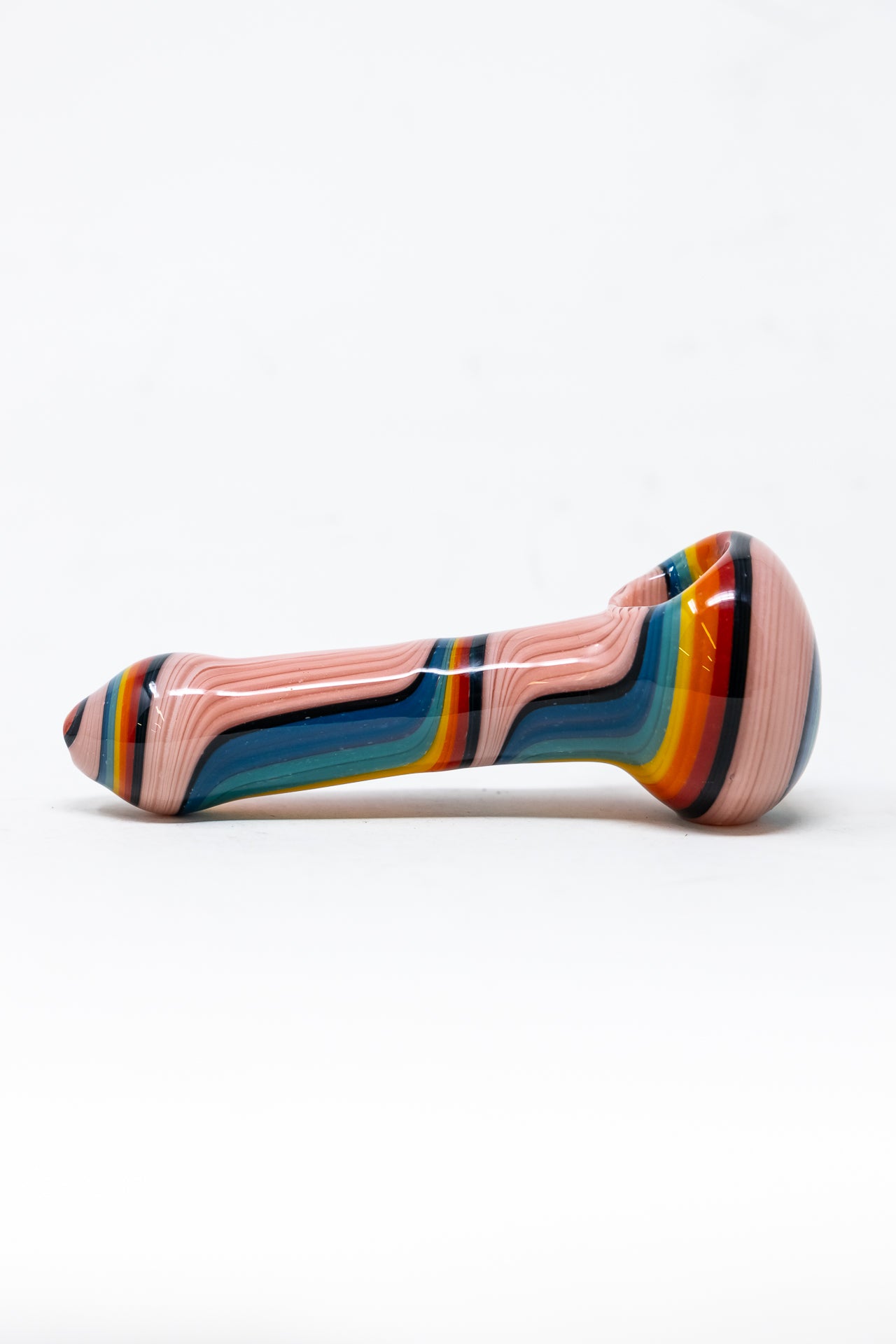 5" Rainbow Thick Glass Pipe