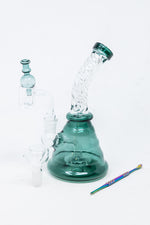 7" Aqua Twisted Dab Rig Combo