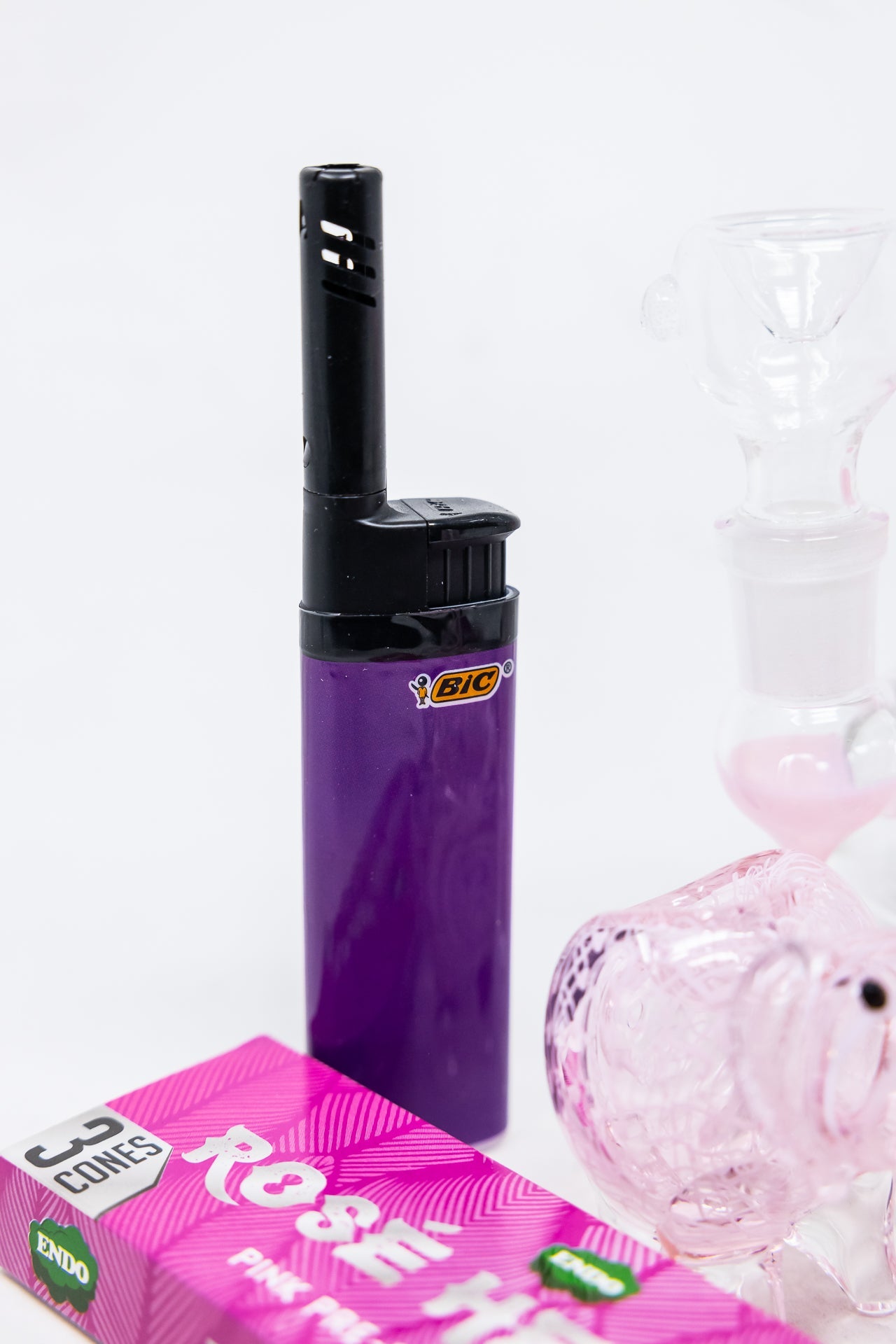 8" Pink Twisted Stoner Combo Set StonedGenie.com