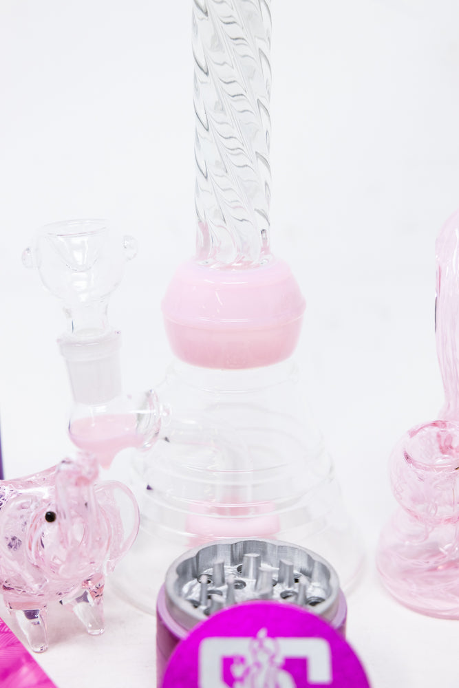 8" Pink Twisted Stoner Combo Set
