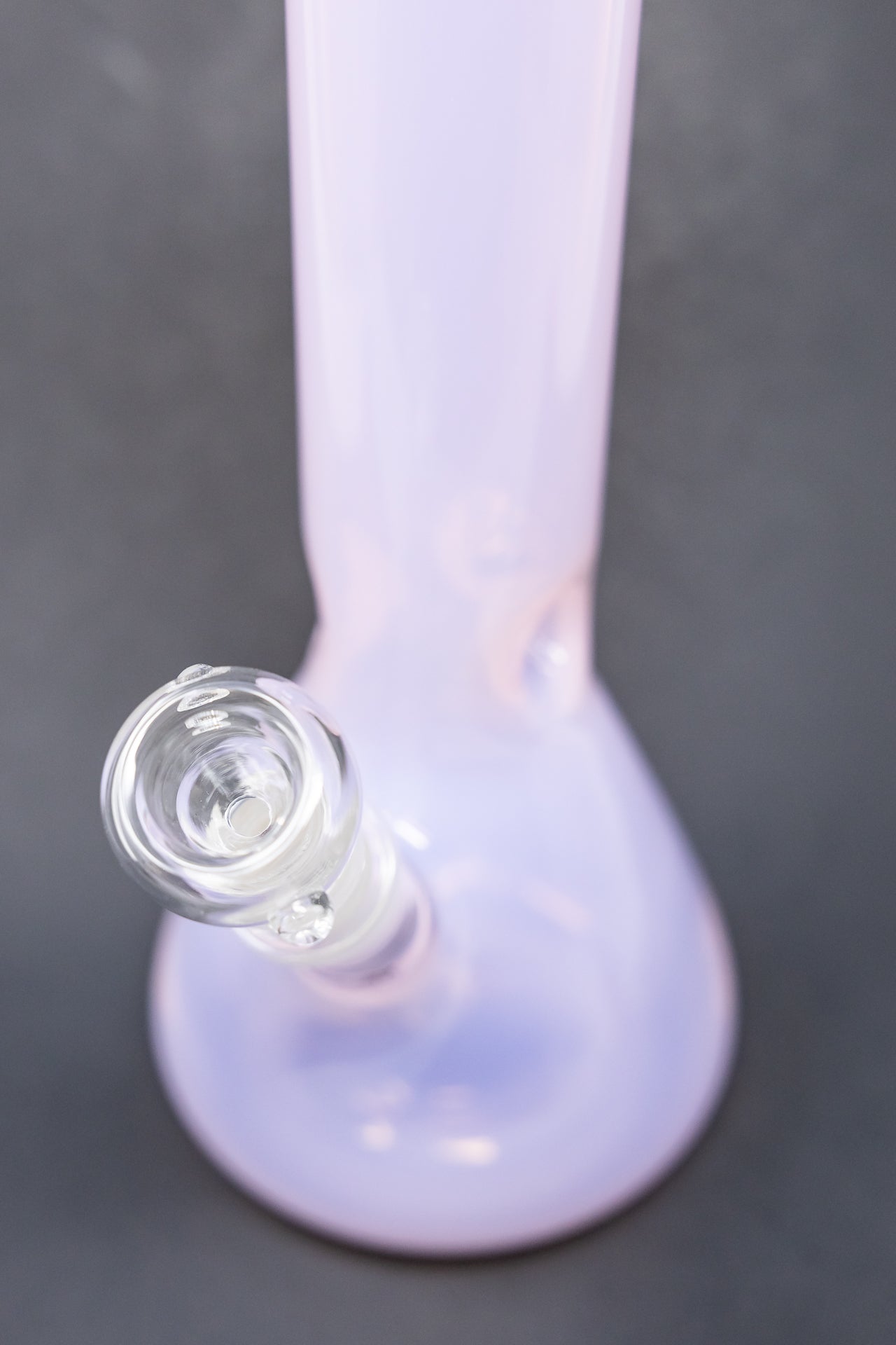 10" Pink Iridescent Beaker Bong w/ Ice Catcher