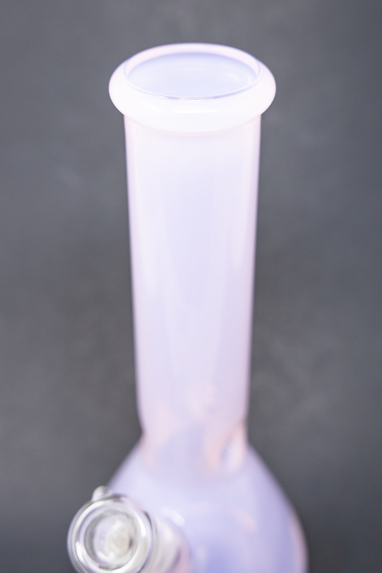 10" Pink Iridescent Beaker Bong w/ Ice Catcher