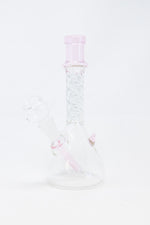7" Pink Twisted Devil Bong