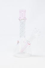 7" Pink Twisted Devil Bong