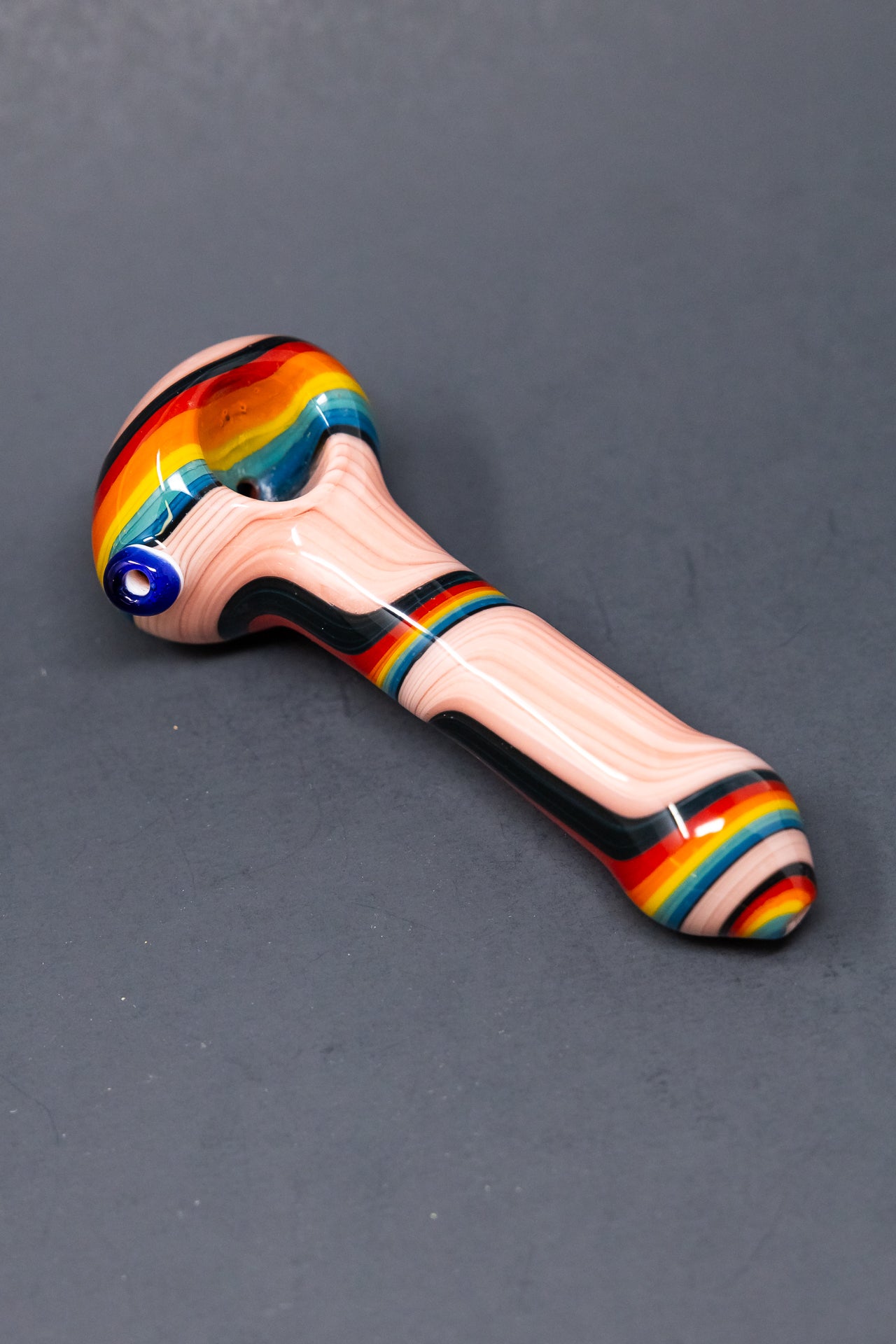 5" Rainbow Thick Glass Pipe