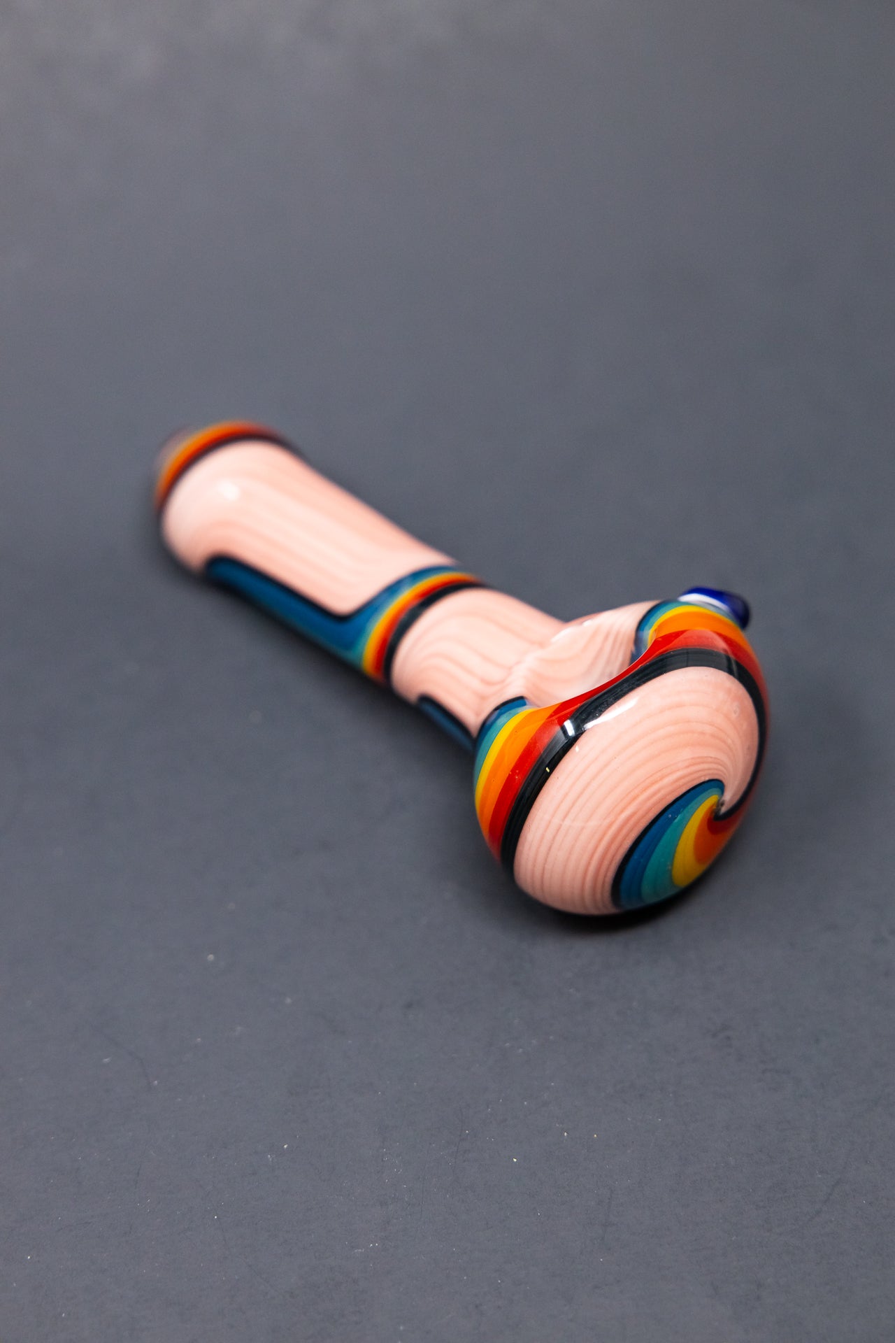 5" Rainbow Thick Glass Pipe