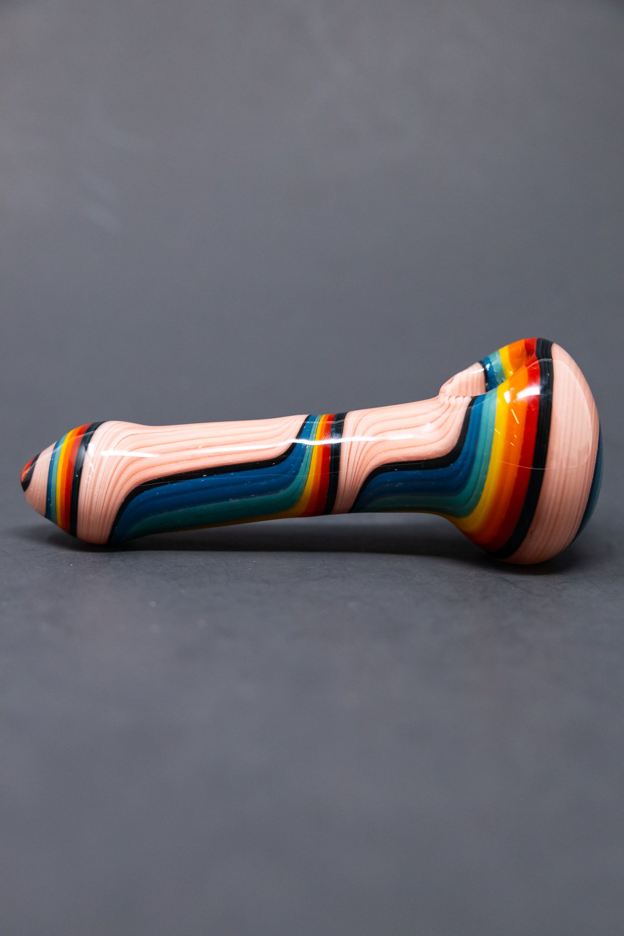 5" Rainbow Thick Glass Pipe