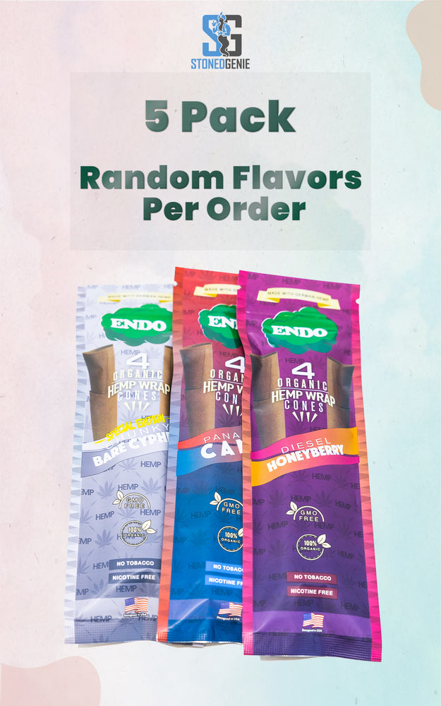Endo Hemp Wrap Cones- 5 pack