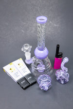 8" Purple Twisted Stoner Combo Set