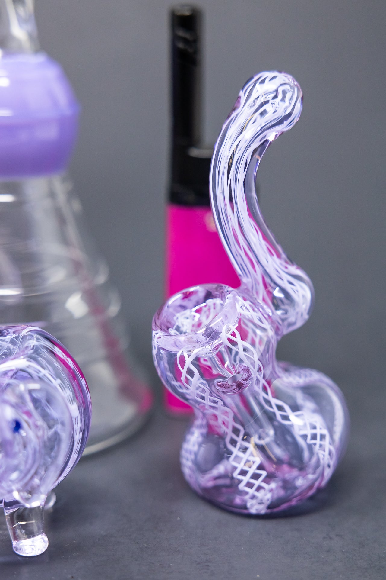 8" Purple Twisted Stoner Combo Set