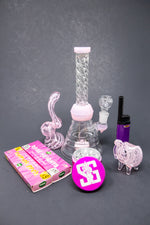 8" Pink Twisted Stoner Combo Set