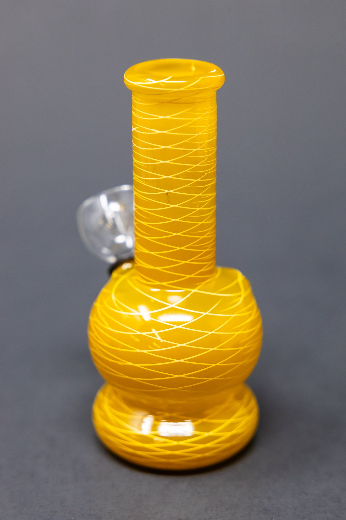 5" Yellow Round Mini Bong