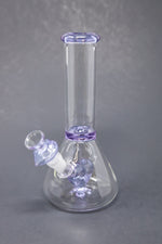 8" Purple Heart Beaker Bong