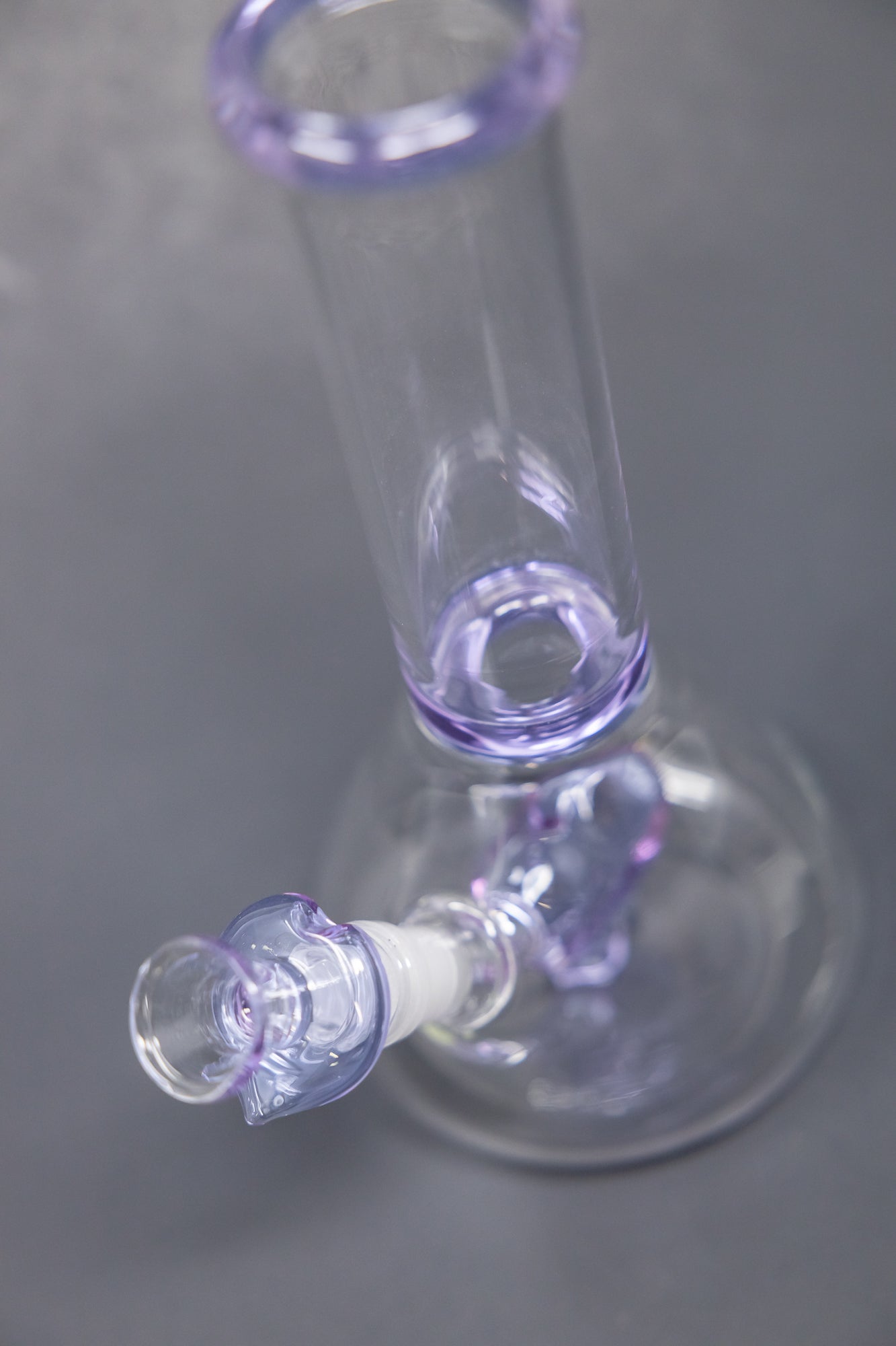 8" Purple Heart Beaker Bong