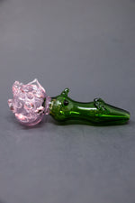 5" Pink Rose Hand Pipe