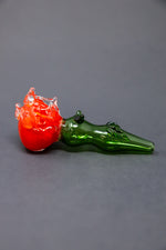 5" Red Rose Hand Pipe