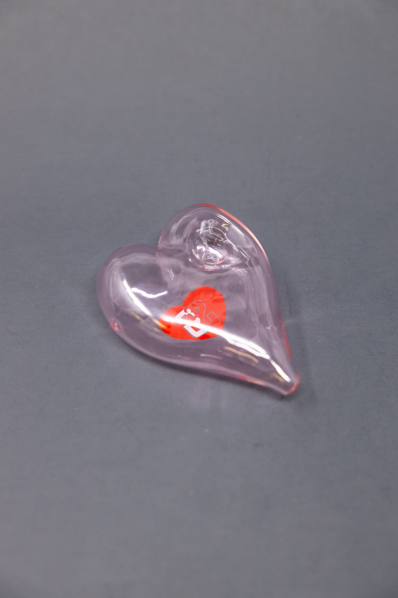 3.5" SG Pink Heart Pipe