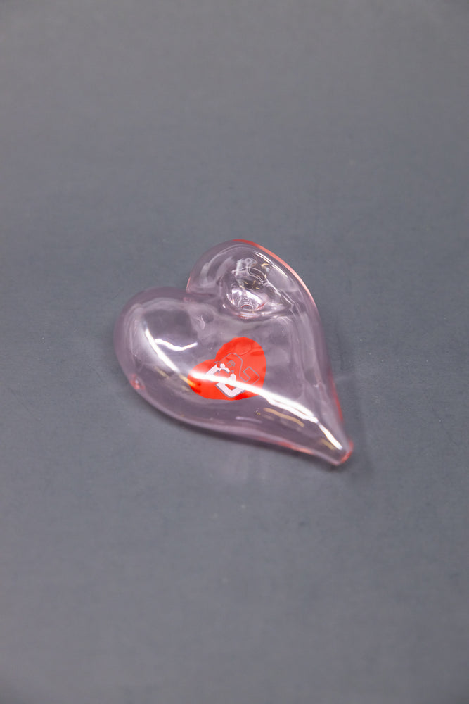 3.5" SG Pink Heart Pipe