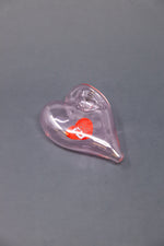 3.5" SG Pink Heart Pipe