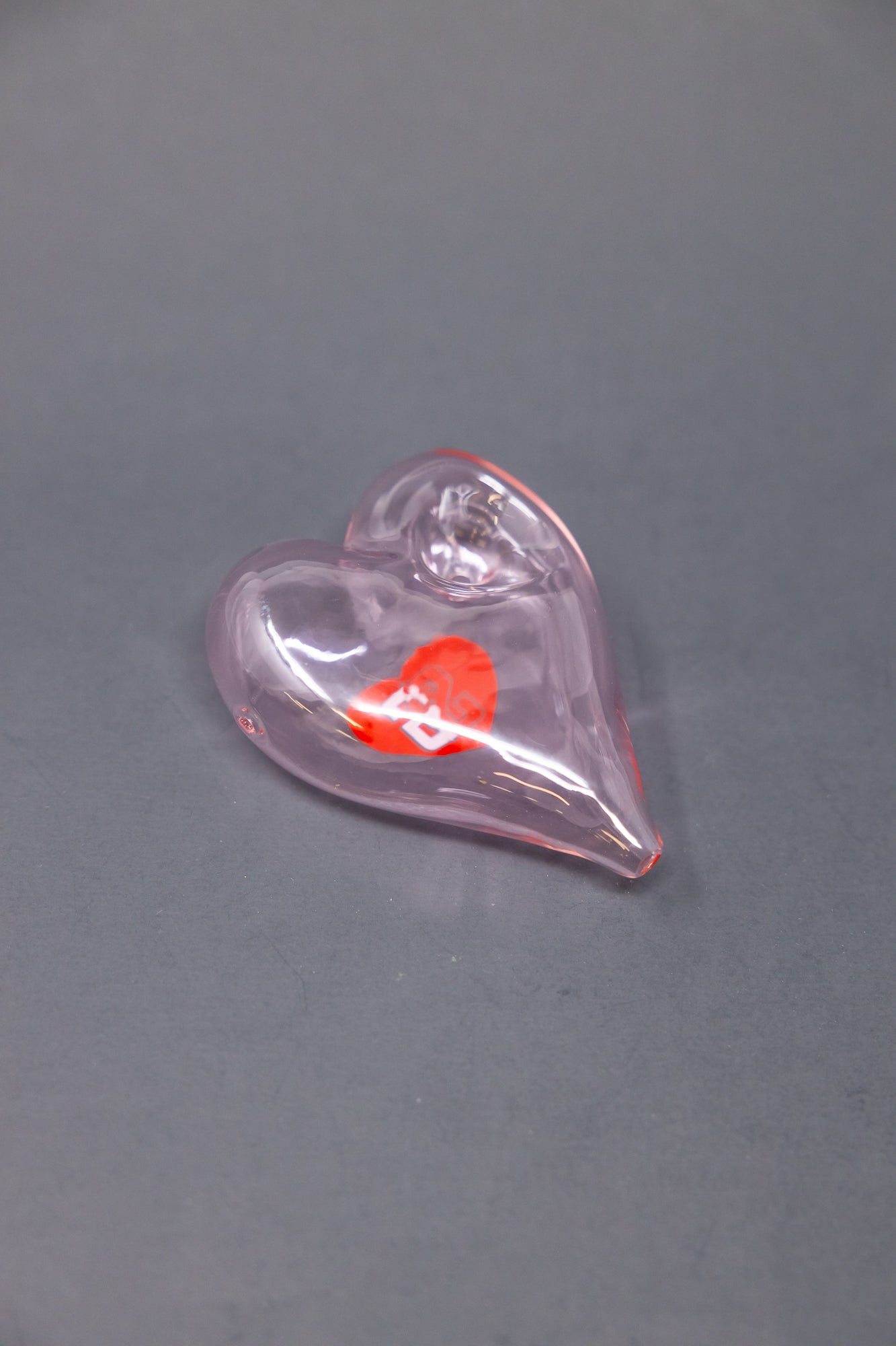 3.5" SG Pink Heart Pipe