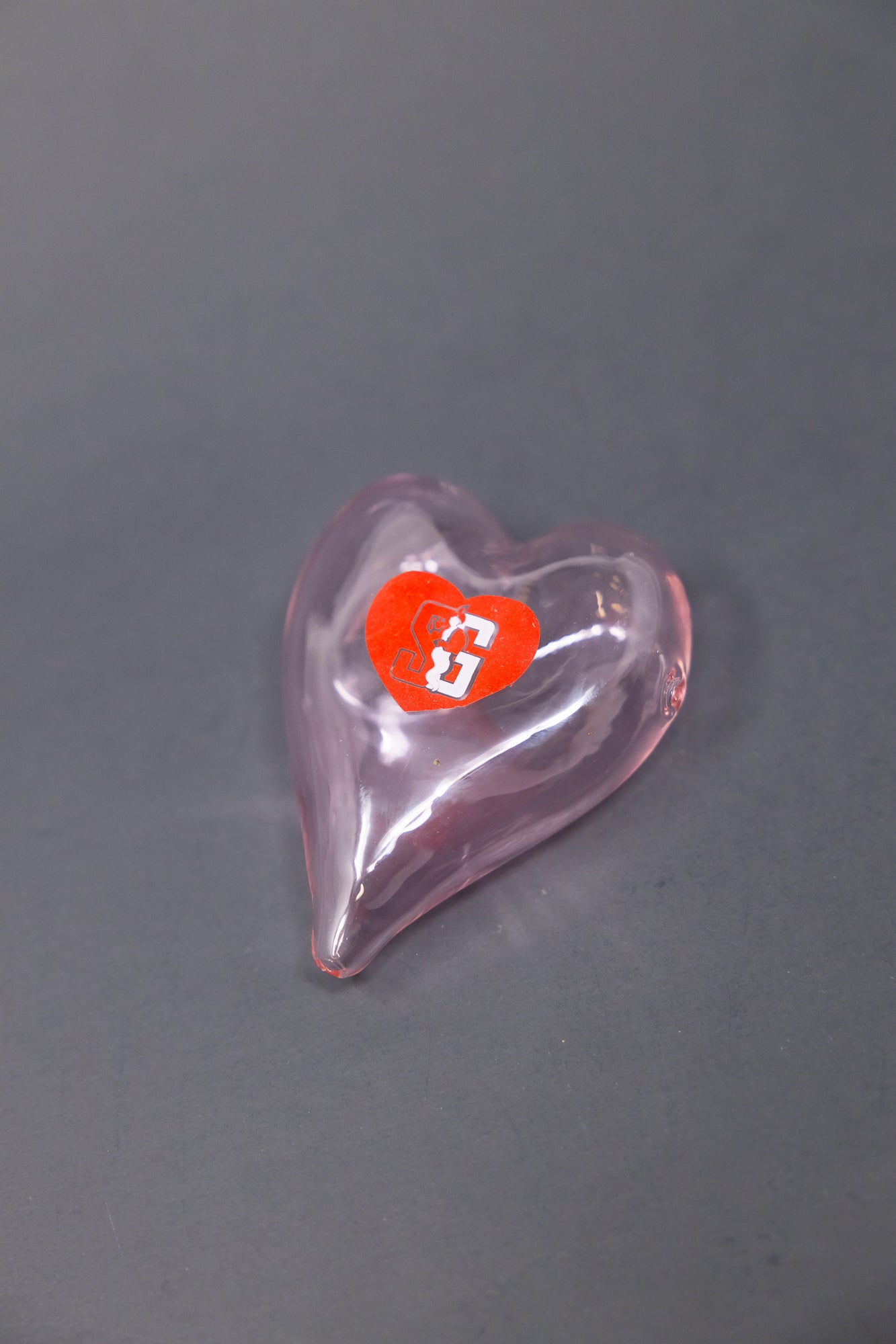 3.5" SG Pink Heart Pipe