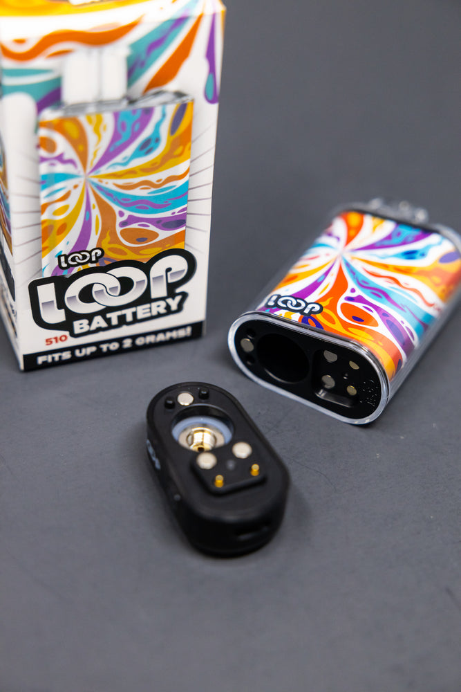 Loop 510 Thread Discreet Battery - Tie-Dye Design