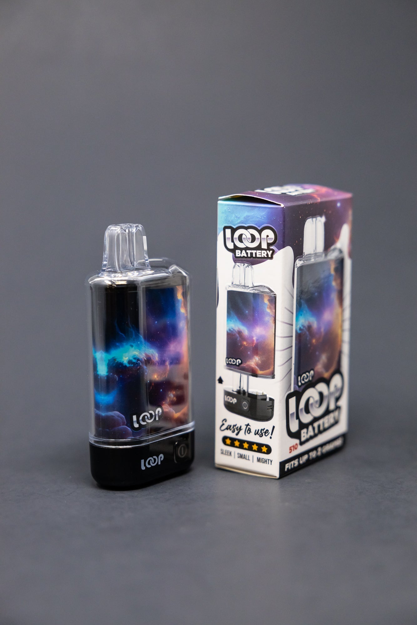 Loop 510 Thread Discreet Battery - Galaxy Design StonedGenie.com Loop 510 Thread Discreet Battery - Galaxy Design StonedGenie.com